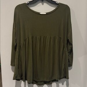 Olive Green Blouse